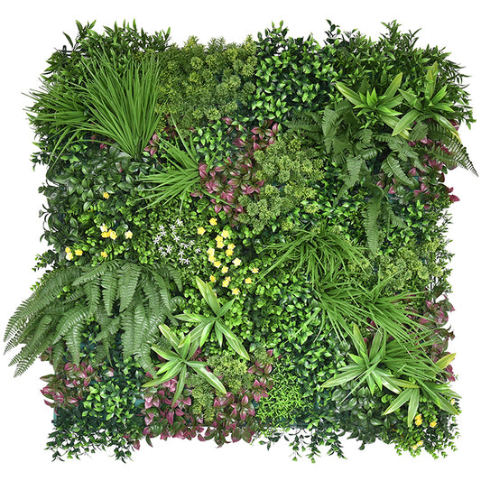 YES4HOMES 1 SQM Artificial Plant Wall Grass Panels Vertical Garden Foliage Tile Fence 1X1M