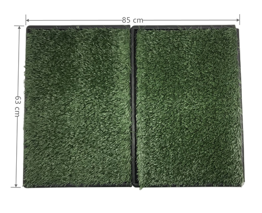 YES4PETS Indoor Dog Puppy Toilet Grass Potty Training Mat Loo Pad 85 x 63 cm