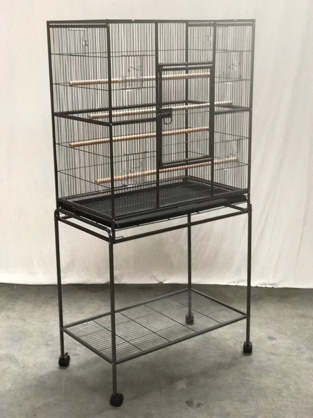 YES4PETS 161 cm Bird Cage Parrot Aviary Pet Stand-alone Budgie Perch Castor Wheels