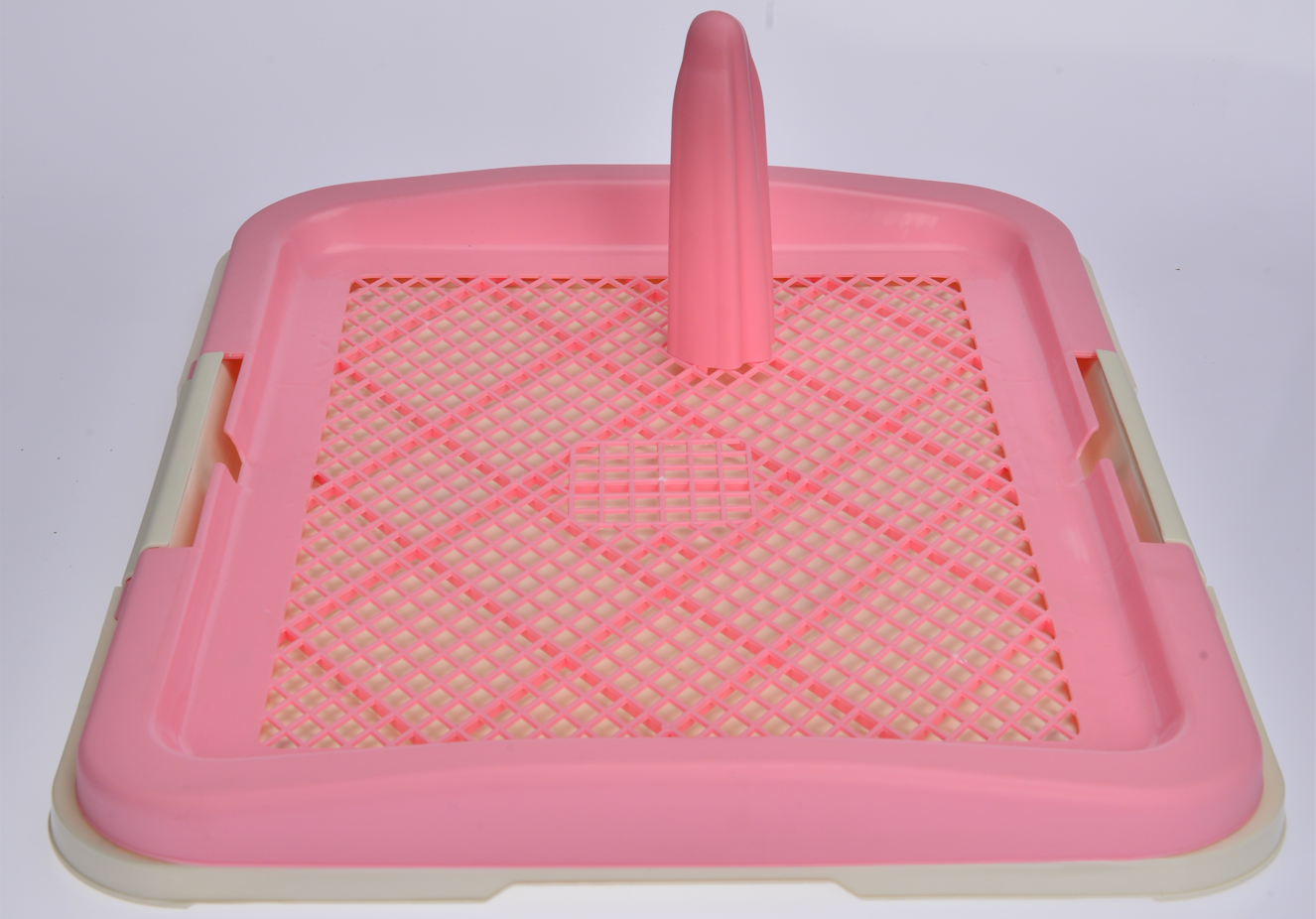 YES4PETS Large Portable Dog Potty Training Tray Pet Puppy Toilet Trays Loo Pad Mat Pink