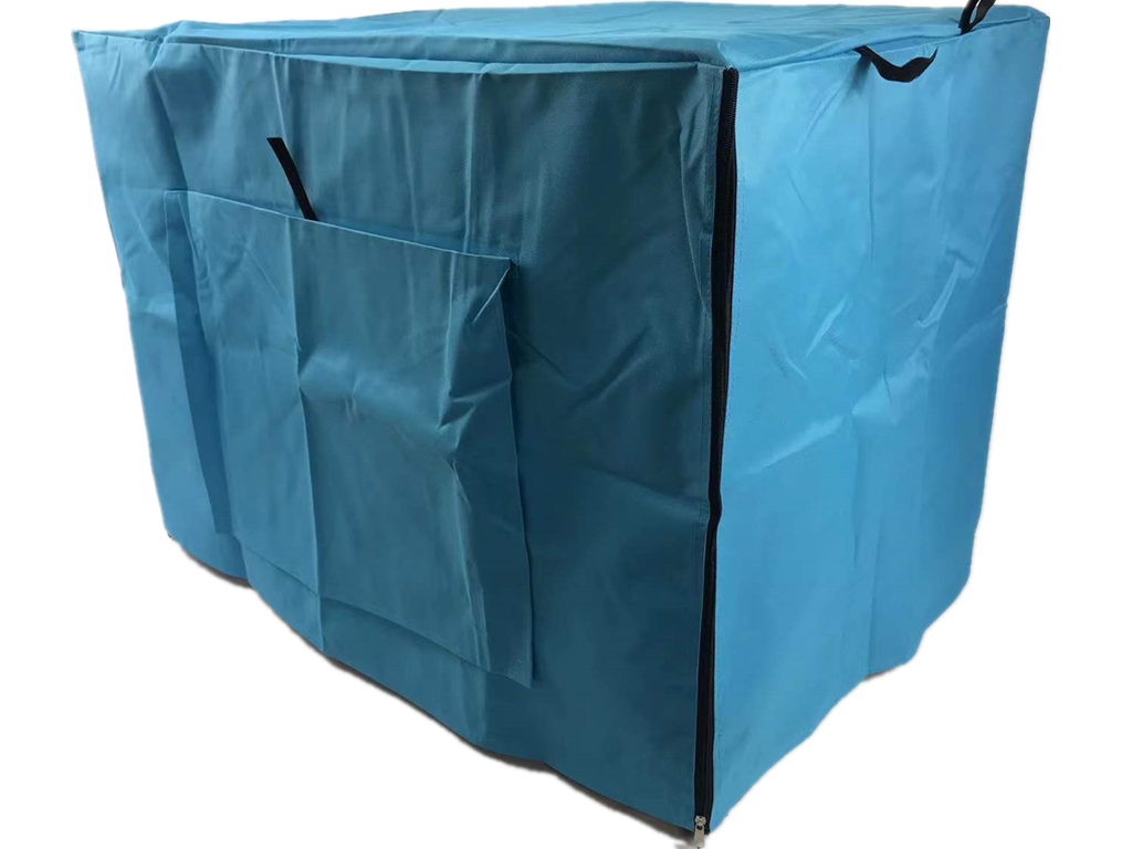 YES4PETS 24' Dog Cat Rabbit Collapsible Crate Pet Cage Canvas Cover Blue