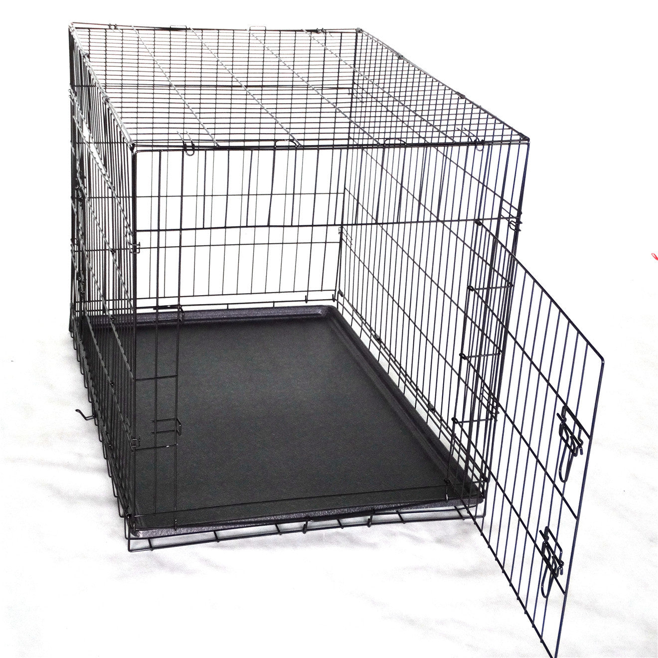YES4PETS 36' Collapsible Metal Dog Cat Crate Cage Cat Carrier With Divider