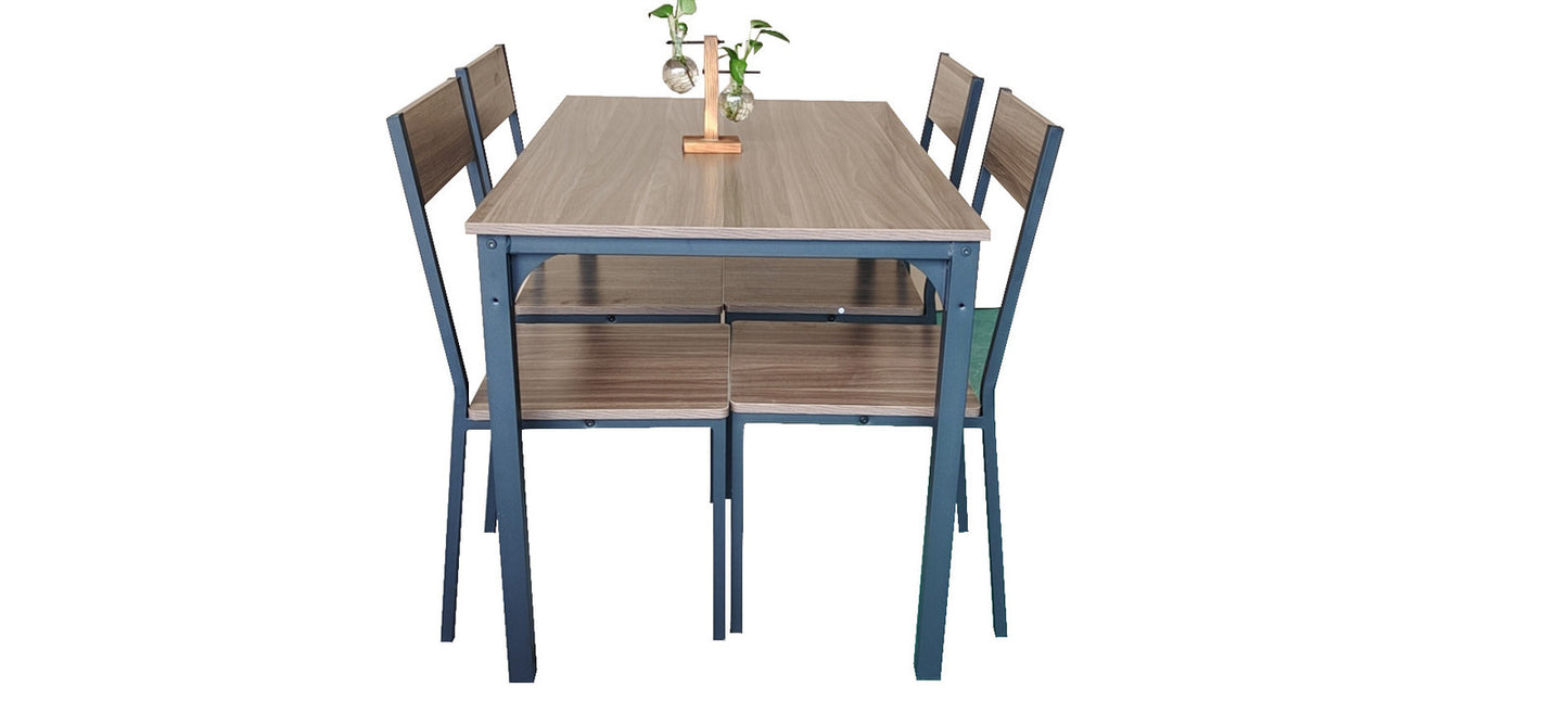 YES4HOMES 5 Piece Kitchen Dining Room Table and Chairs Set Furniture