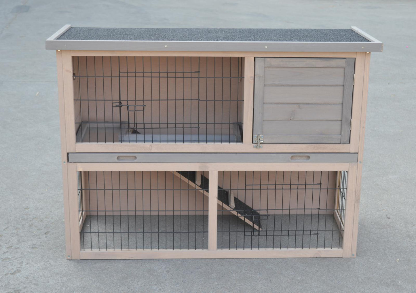 YES4PETS Double Storey Rabbit Hutch Guinea Pig Cage , Ferret cage W Pull Out Tray