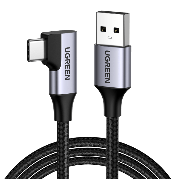 UGREEN 20289 Angled USB-C 3.0 Fast Charge Cable 0.5M