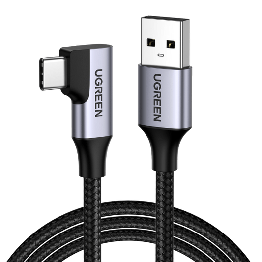 UGREEN 20289 Angled USB-C 3.0 Fast Charge Cable 0.5M