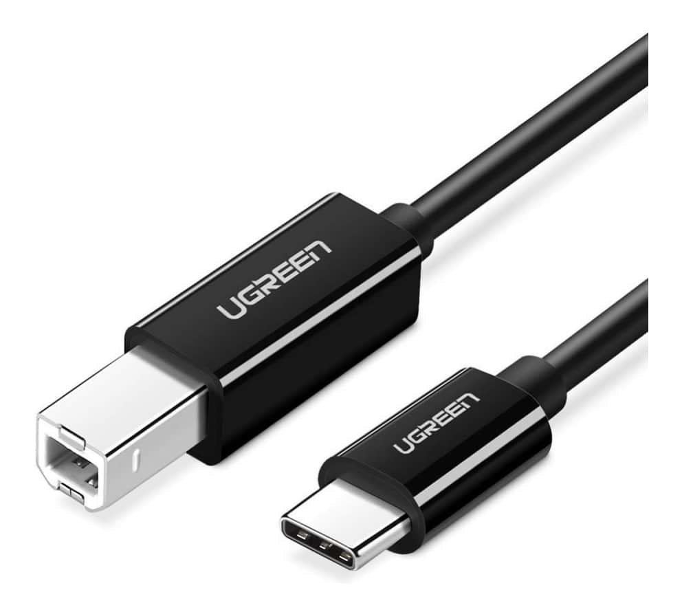 UGREEN USB-C to USB 2.0 Print Cable 2m (Black) 50446