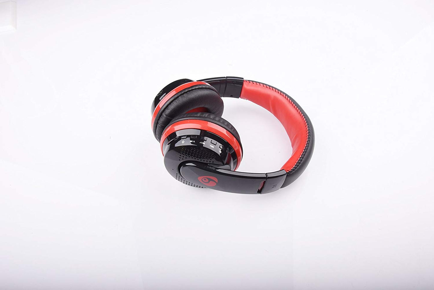 OVLENG MX666 Wireless Bluetooth Music Headphones with Mic Noise Canceling - Red