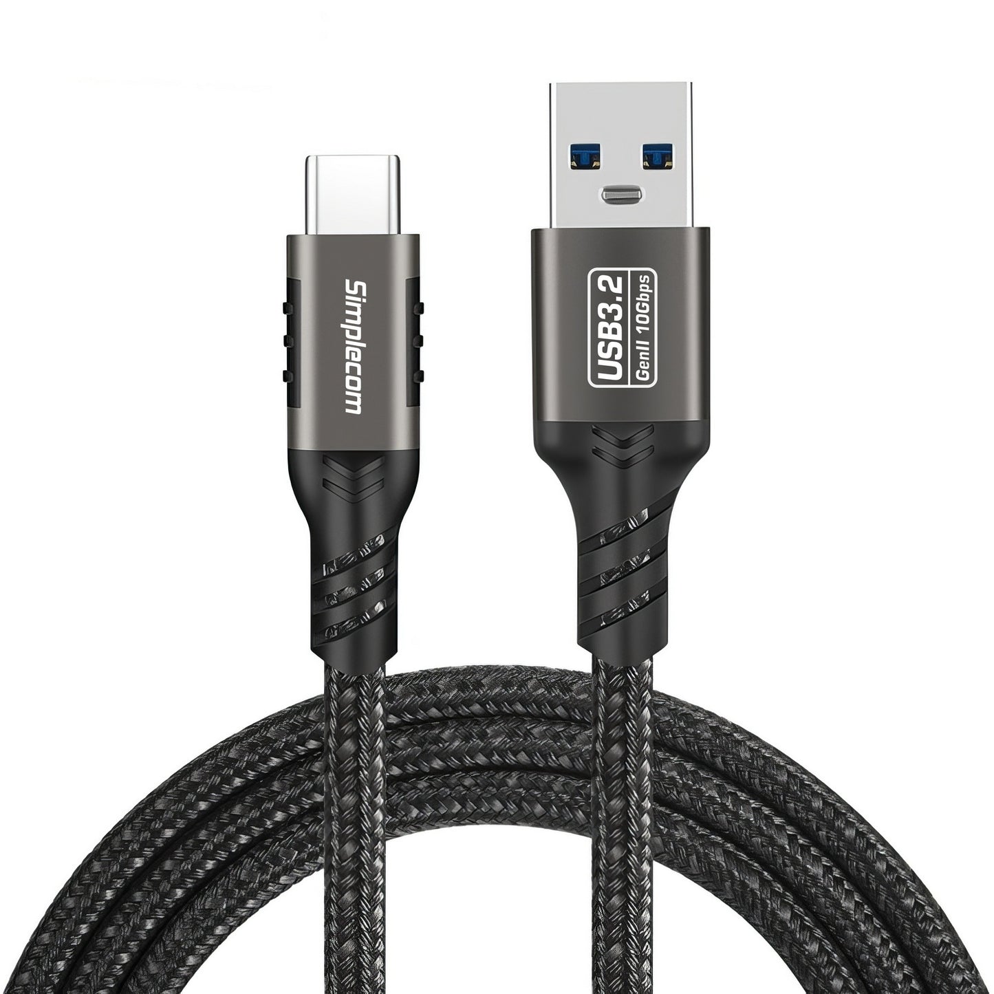 Simplecom CAU510 USB-A to USB-C Data and Charging Cable USB 3.2 Gen2 10Gbps 1M