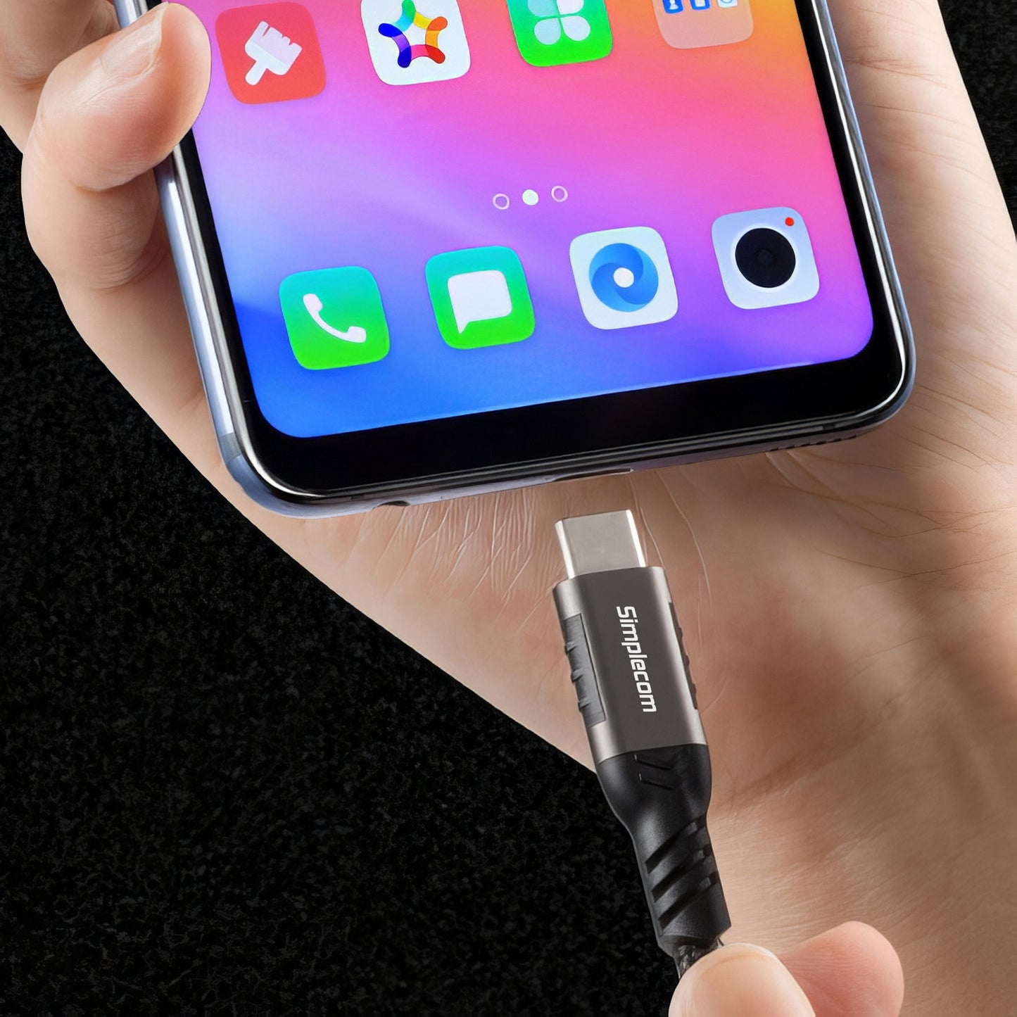 Simplecom CAU510 USB-A to USB-C Data and Charging Cable USB 3.2 Gen2 10Gbps 1M