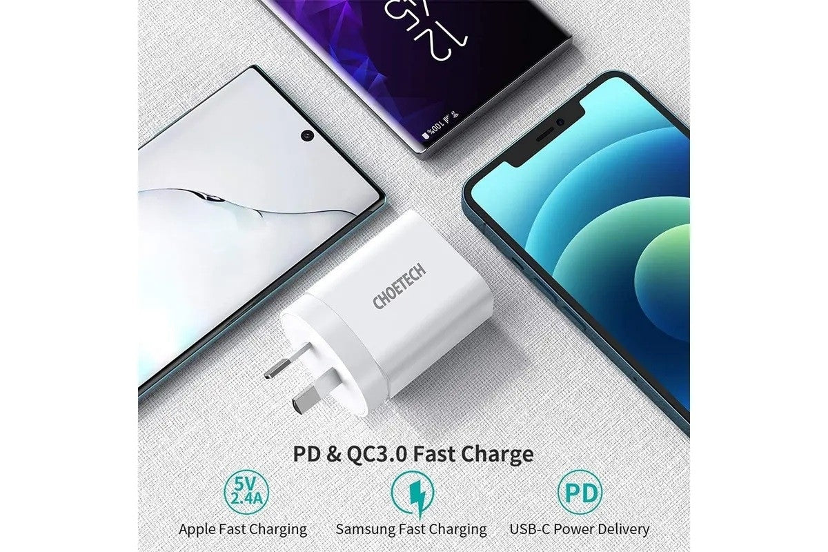 CHOETECH Q5004CL PD20W USB-C iPhone Fast Charger with MFi Certified USB-C Cable