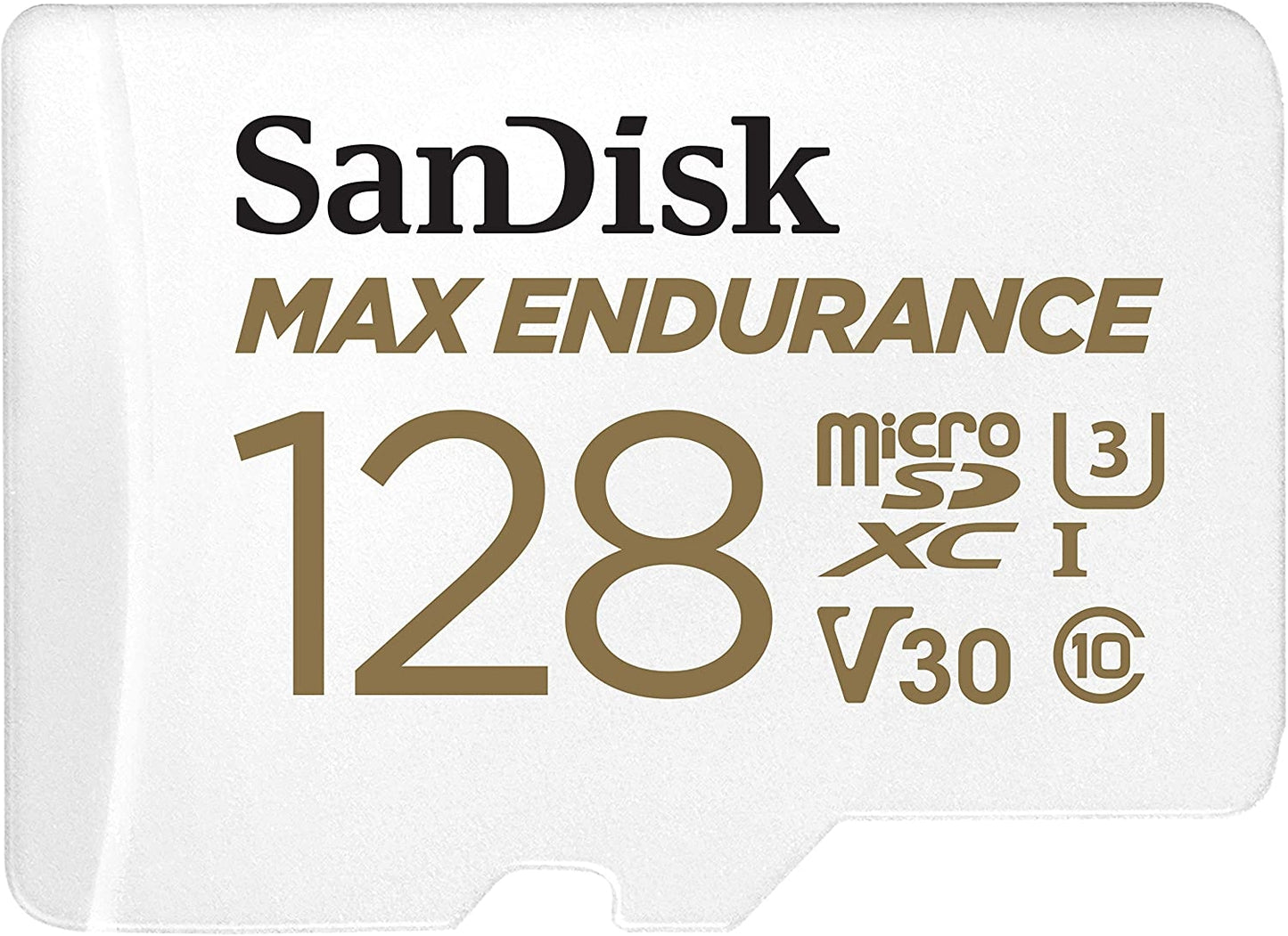 Sandisk Max Endurance Microsdxc Card SQQVR 128G (60 000 HRS) UHS-I C10 U3 V30 100MB/S R 40MB/S W SD Adaptor SDSQQVR-128G-GN6IA