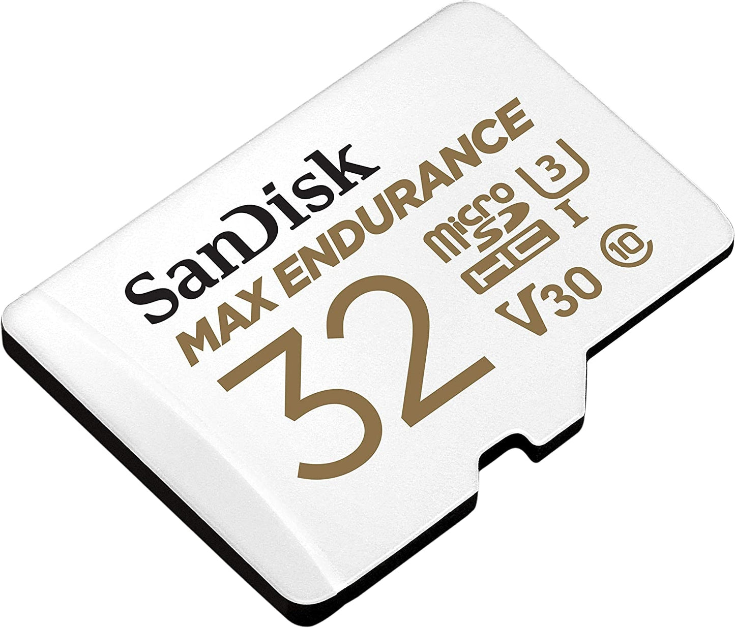 Sandisk Max Endurance Microsdhc Card SQQVR 32G (15 000 HRS) UHS-I C10 U3 V30 100MB/S R 40MB/S W SD Adaptor SDSQQVR-032G-GN6IA