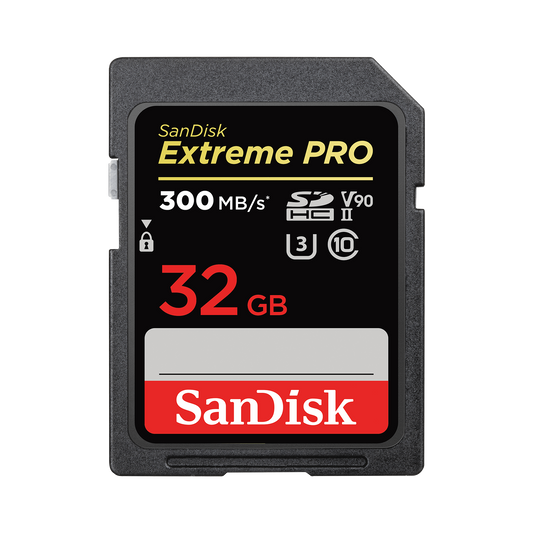 SanDisk 32GB Extreme PRO SDHC and SDXC UHS-II card SDSDXDK-032G-GN4IN