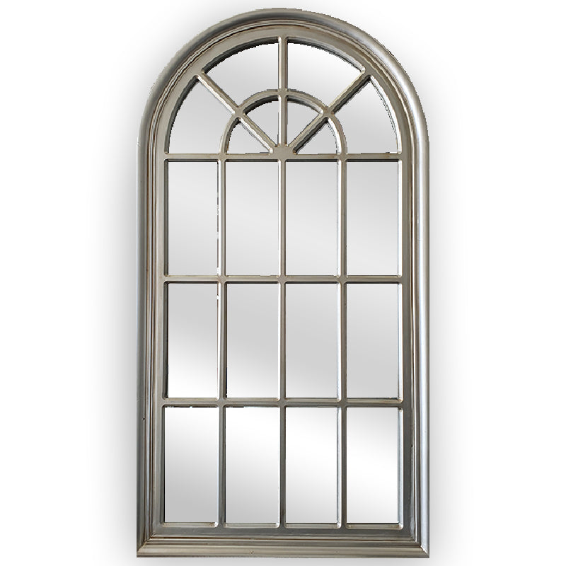 X-Large Window Style Mirror - Champagne Arch 100 CM x 180 CM