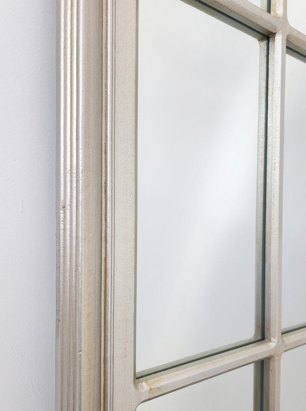 Window Style Mirror - Champagne Rectangle 95cm x 130cm