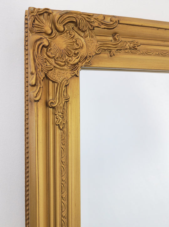 French Provincial Ornate Mirror - Country Gold - Medium 70cm x 170cm