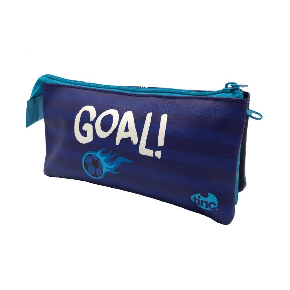 Tinc Football Tri-Compartment Pencil Case