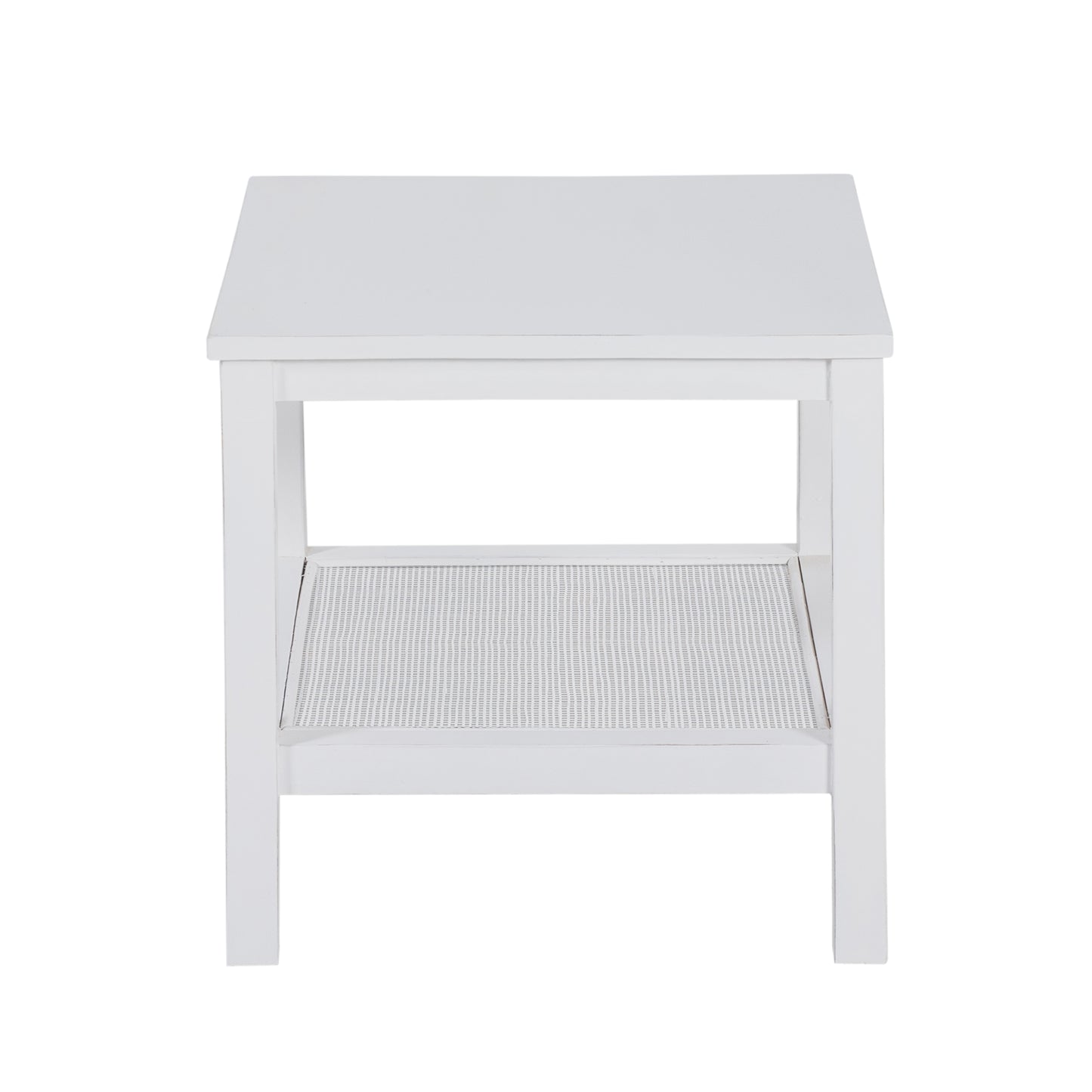 Jasmine Coffee Side Table Laptop Desk Bedside Sofa End Tables Mindi Wood - White