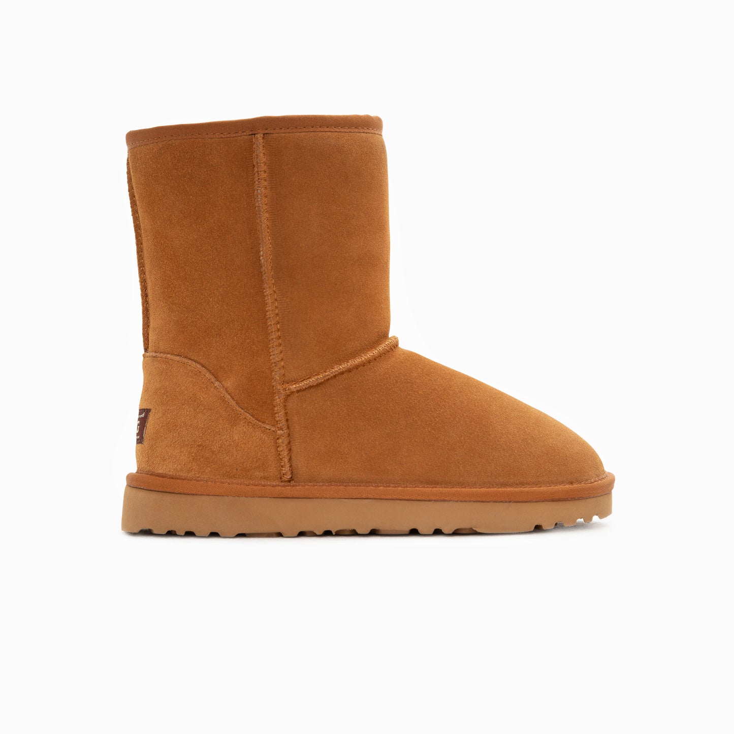 Ugg Boots Genuine Australian Sheepskin Unisex Short Classic Suede (Chestnut, EU40)