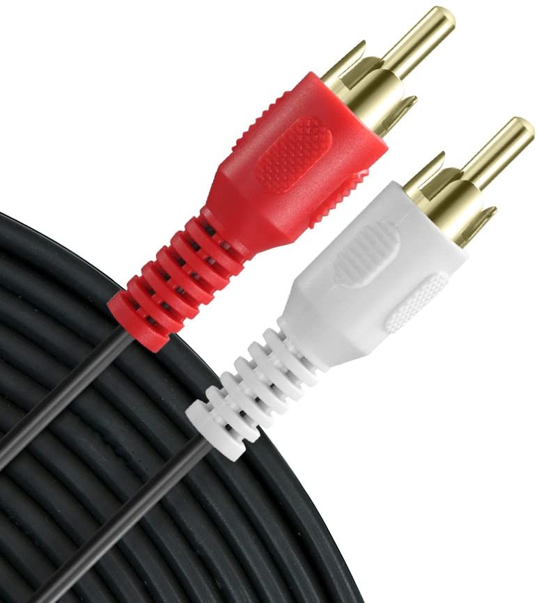 1.5M 2-RCA Male To Male Dual 2RCA Cable, 2 RCA Stereo Audio Cord Connector