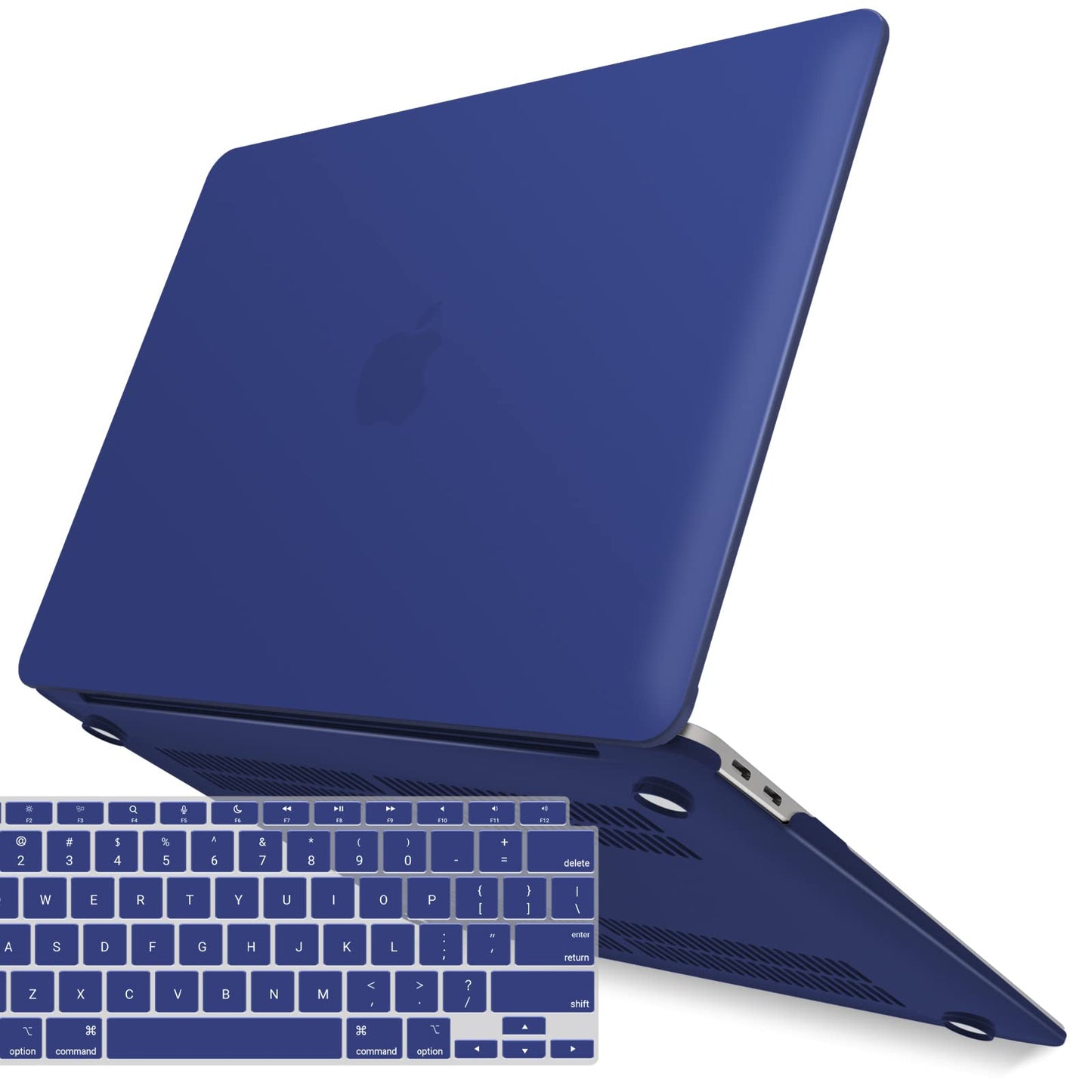 MacBook Air 13 Inch Case 2020 2019 2018, A1932, A2179,A2337 Shell Case Keyboard Cover Blue