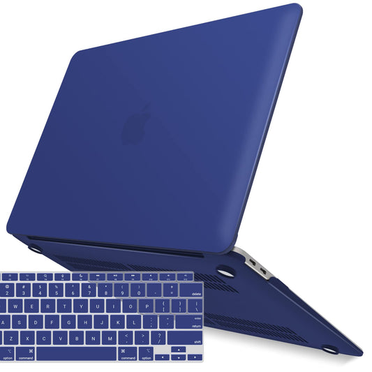 MacBook Air 13 Inch Case 2020 2019 2018, A1932, A2179,A2337 Shell Case Keyboard Cover Blue