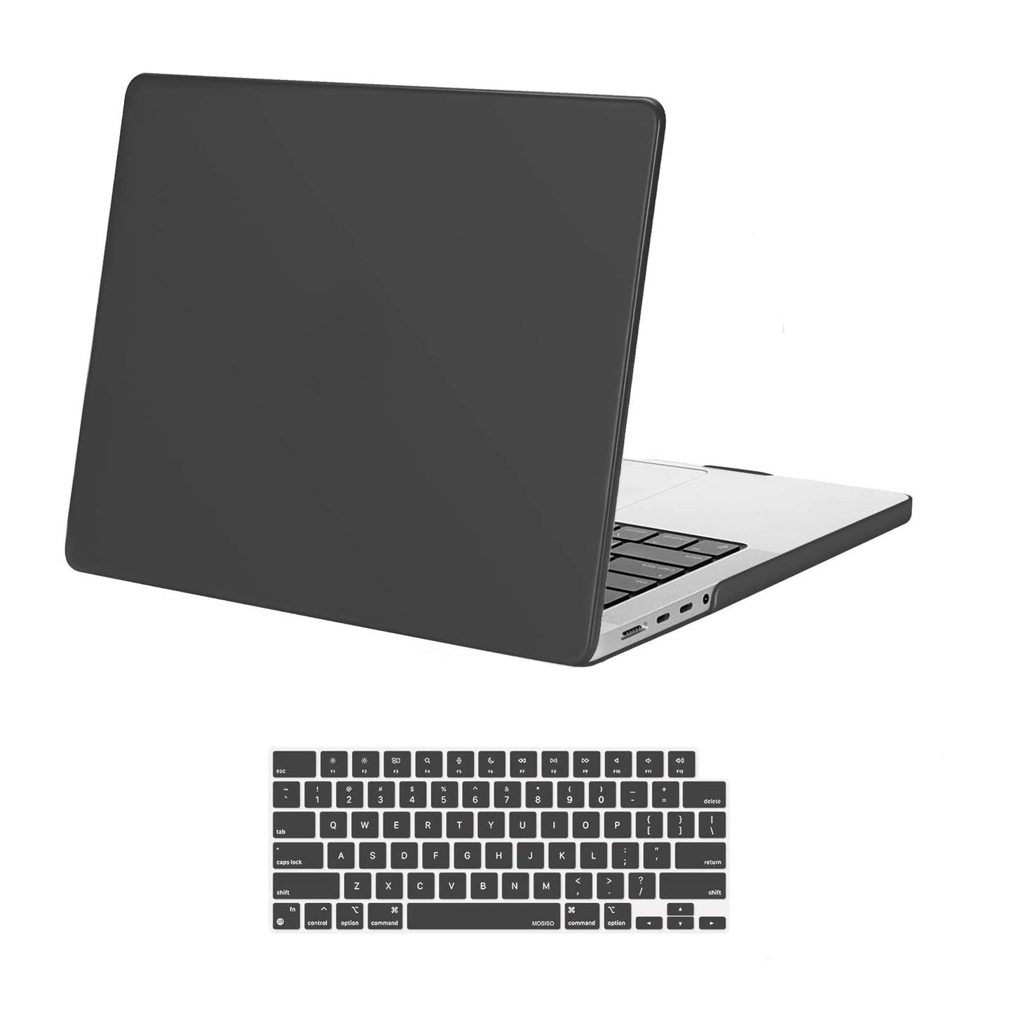 Suitable for  MacBook Pro 14 Max Inch Case 2023 2022 2021 M2 A2779 M1 A2442 Hardshell Case Keyboard Cover Grey