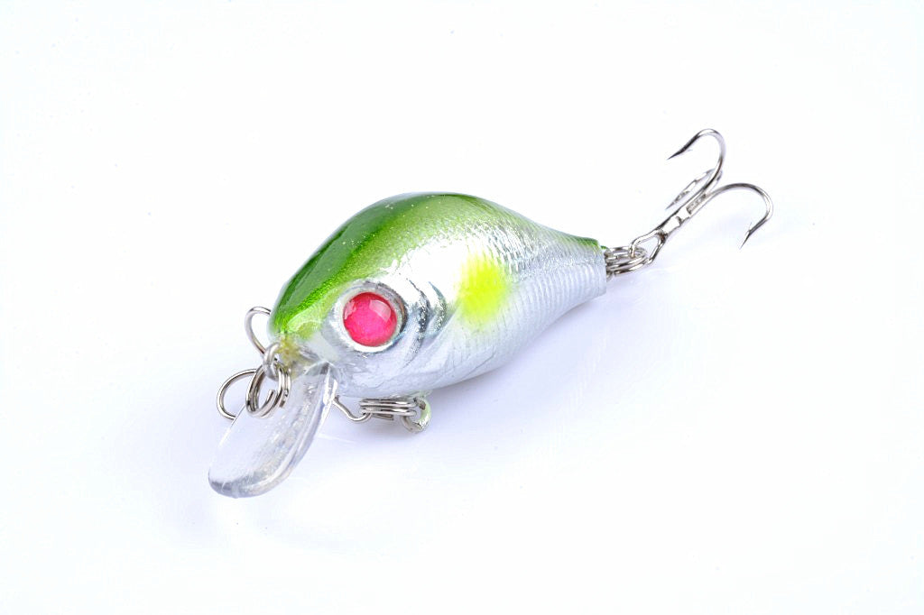 5x 5.5cm Popper Crank Bait Fishing Lure Lures Surface Tackle Saltwater