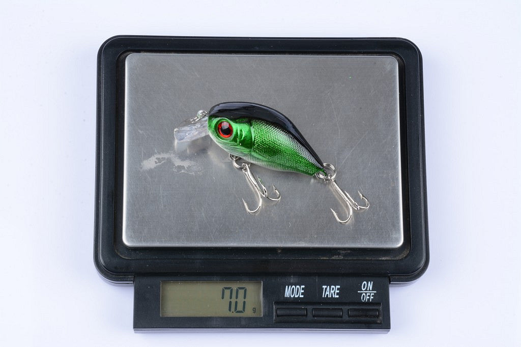 3x 5cm Popper Crank Bait Fishing Lure Lures Surface Tackle Saltwater