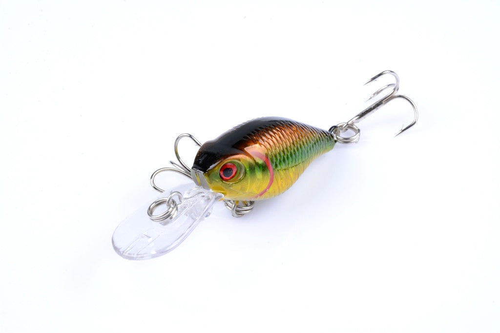 6x 6cm Popper Crank Bait Fishing Lure Lures Surface Tackle Saltwater