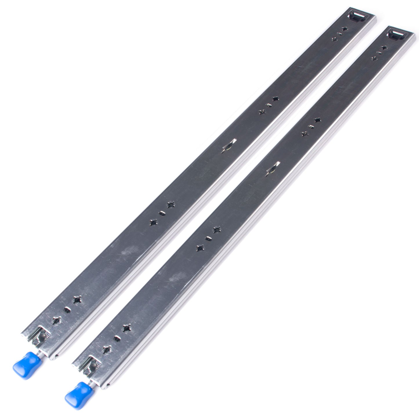 28in Pair 150KG Heavy Duty Drawer Slides Rails Runners Locking Ball Bearing