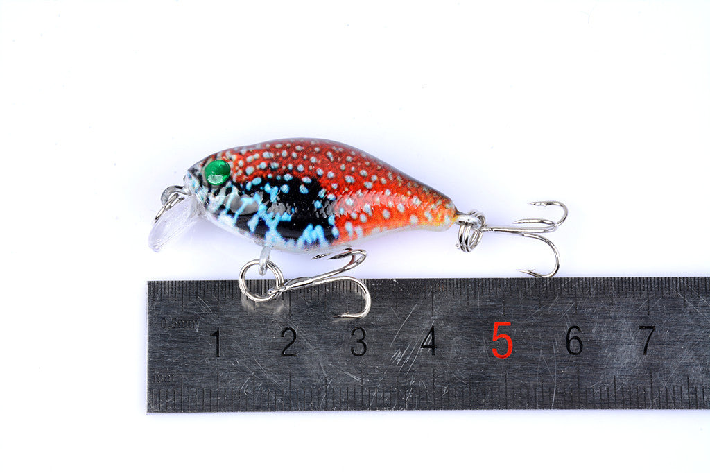 6x 4.3cm Popper Crank Bait Fishing Lure Lures Surface Tackle Saltwater