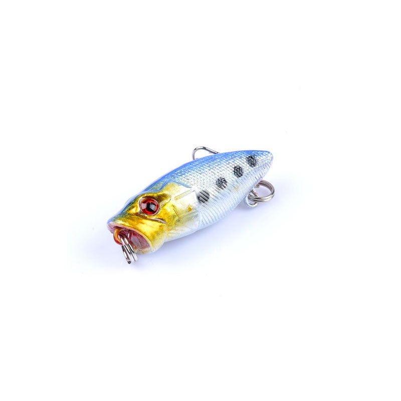 6X 3.5cm Popper Poppers Fishing Hard Lure Lures Surface Tackle Fresh Saltwater