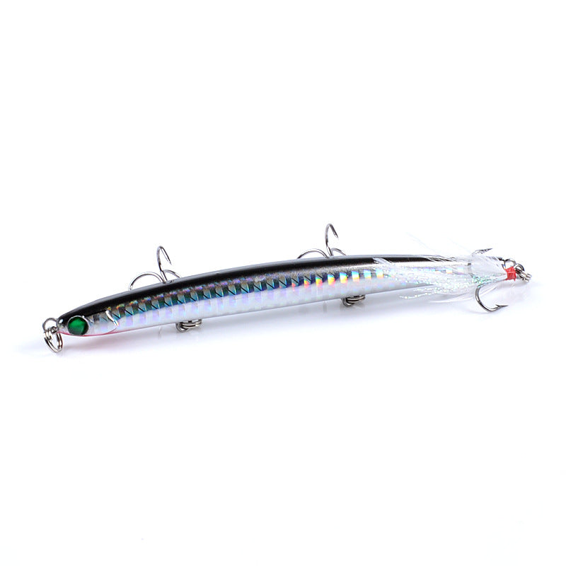 8x Popper Minnow 11.7cm Fishing Lure Lures Surface Tackle Fresh Saltwater