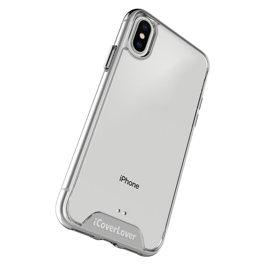 For iPhone XS & X Case iCoverLover Shockproof Clear Cover Protective Transparent