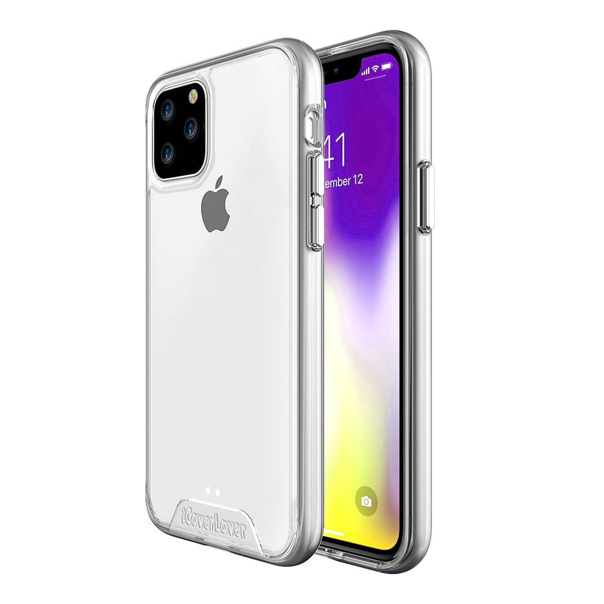 For iPhone 11 Pro Case iCoverLover Shockproof Clear Cover Thin Transparent