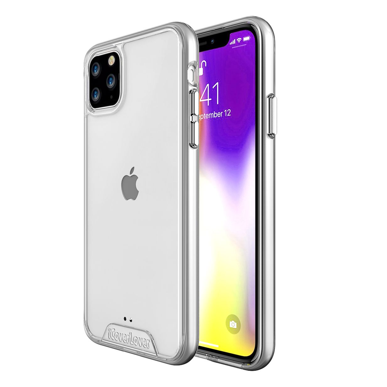 For iPhone 11 Pro Max Case iCoverLover Shockproof Clear Cover Thin Transparent