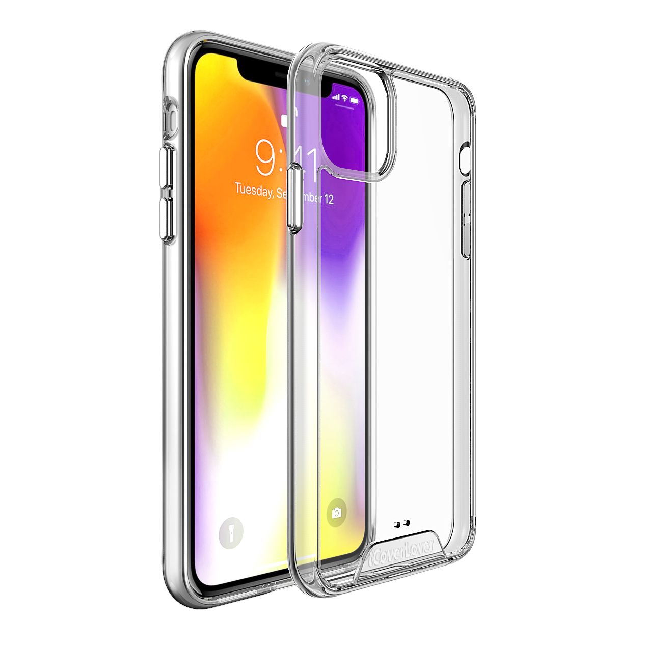 For iPhone 11 Pro Max Case iCoverLover Shockproof Clear Cover Thin Transparent