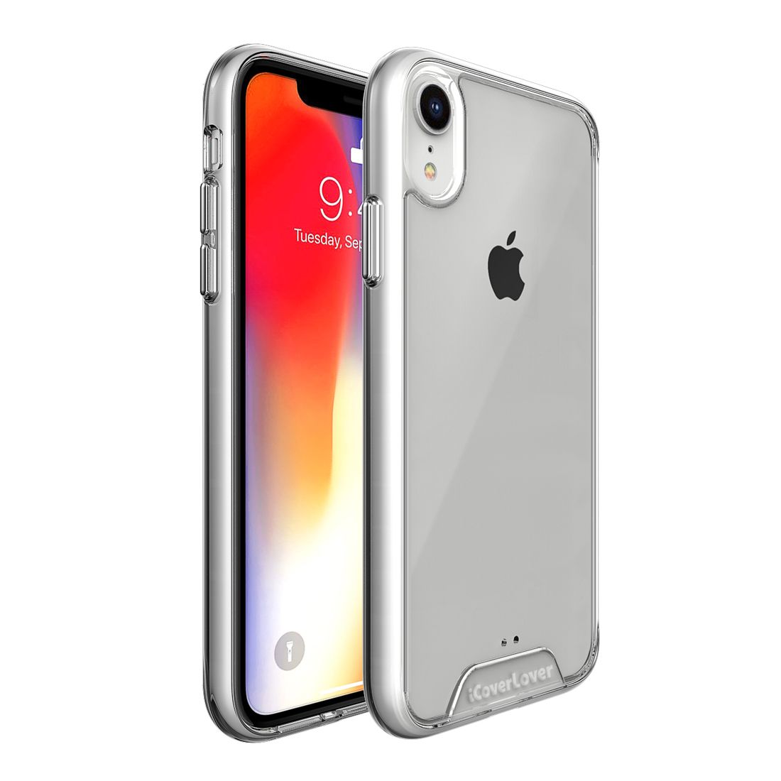 For iPhone XR Case, iCoverLover Shockproof Cover, Thin Clear