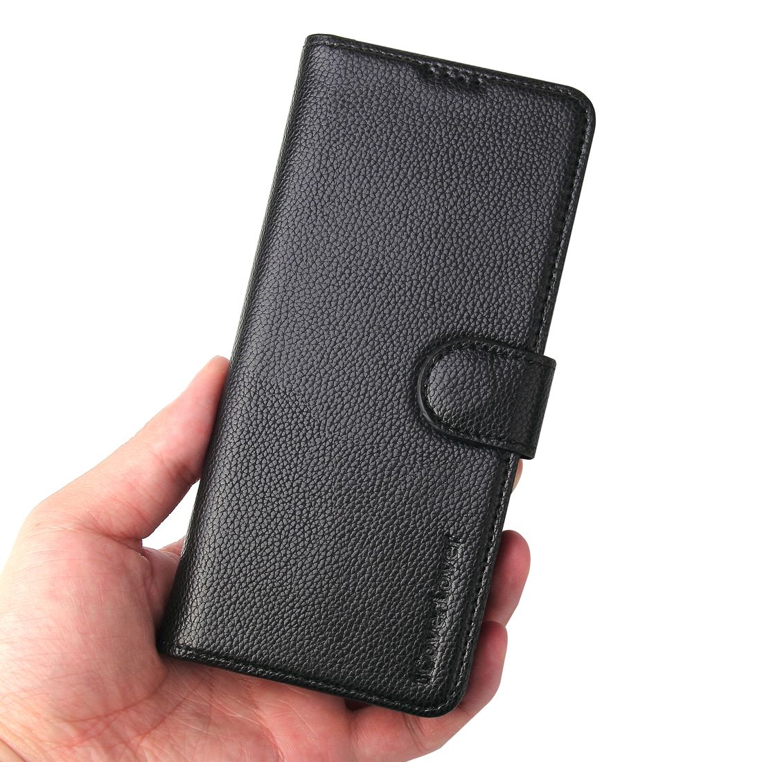 For Samsung Galaxy S20 Ultra Case iCoverLover Genuine Cow Leather Wallet Cover Black