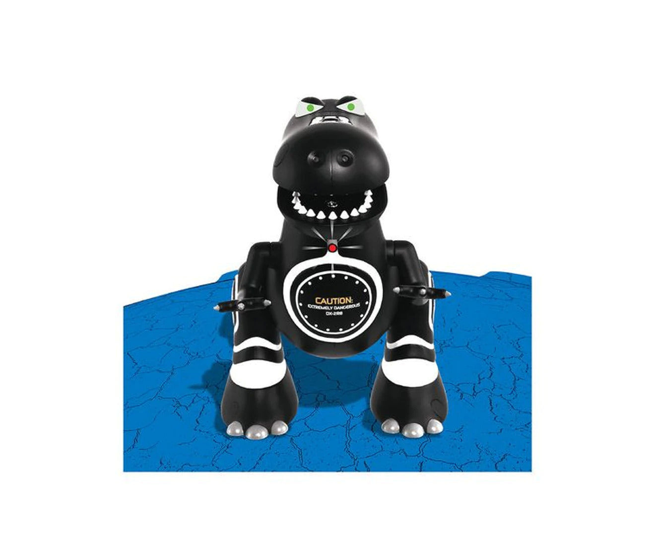 Sharper Image - RC Robotic Robotosaur Mini - Black