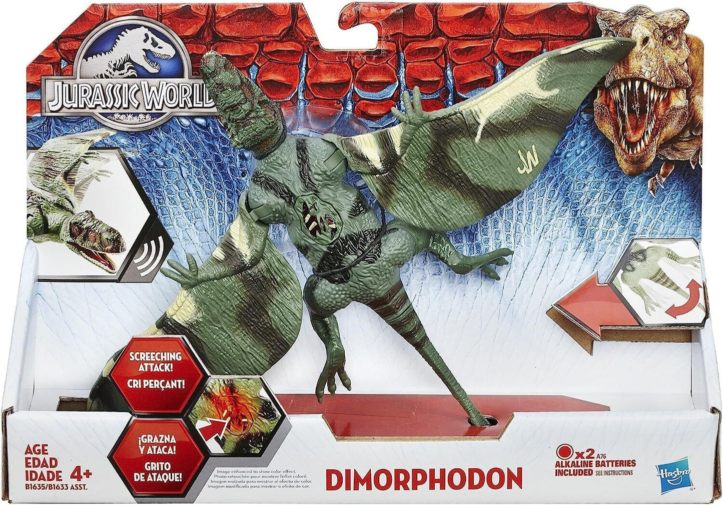 Hasbro Jurassic World Dimorphodon Figure With Lights and Sound