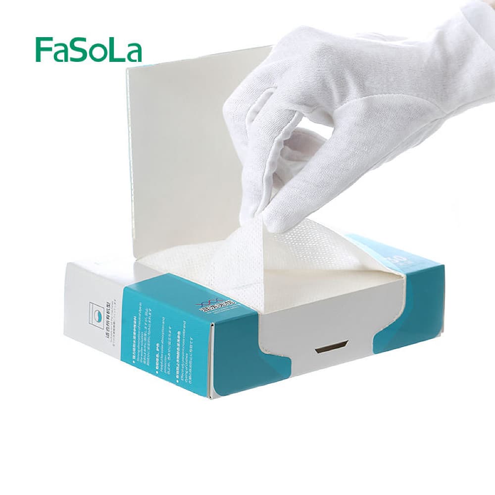 Fasola Dye Absorption Tablet For Prevention of Cross-Color and Dyeing 11*26cm 30pcs