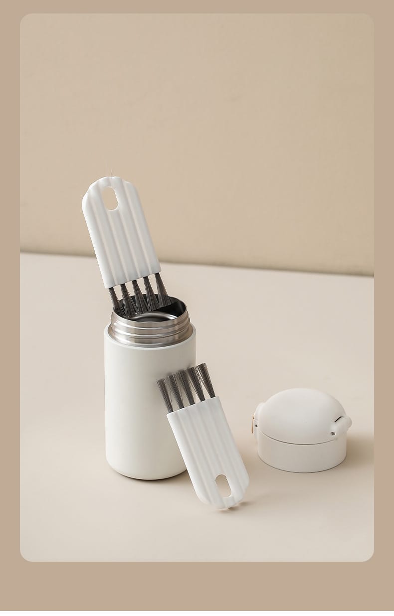 Cup Lid Brush White 10*4.5*0.7cm