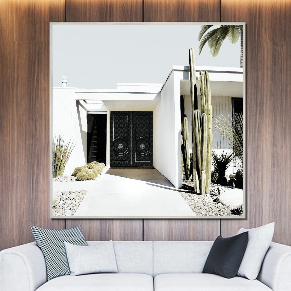 Interior Ave - Resident G - 60cm x 60cm Canvas Artwork