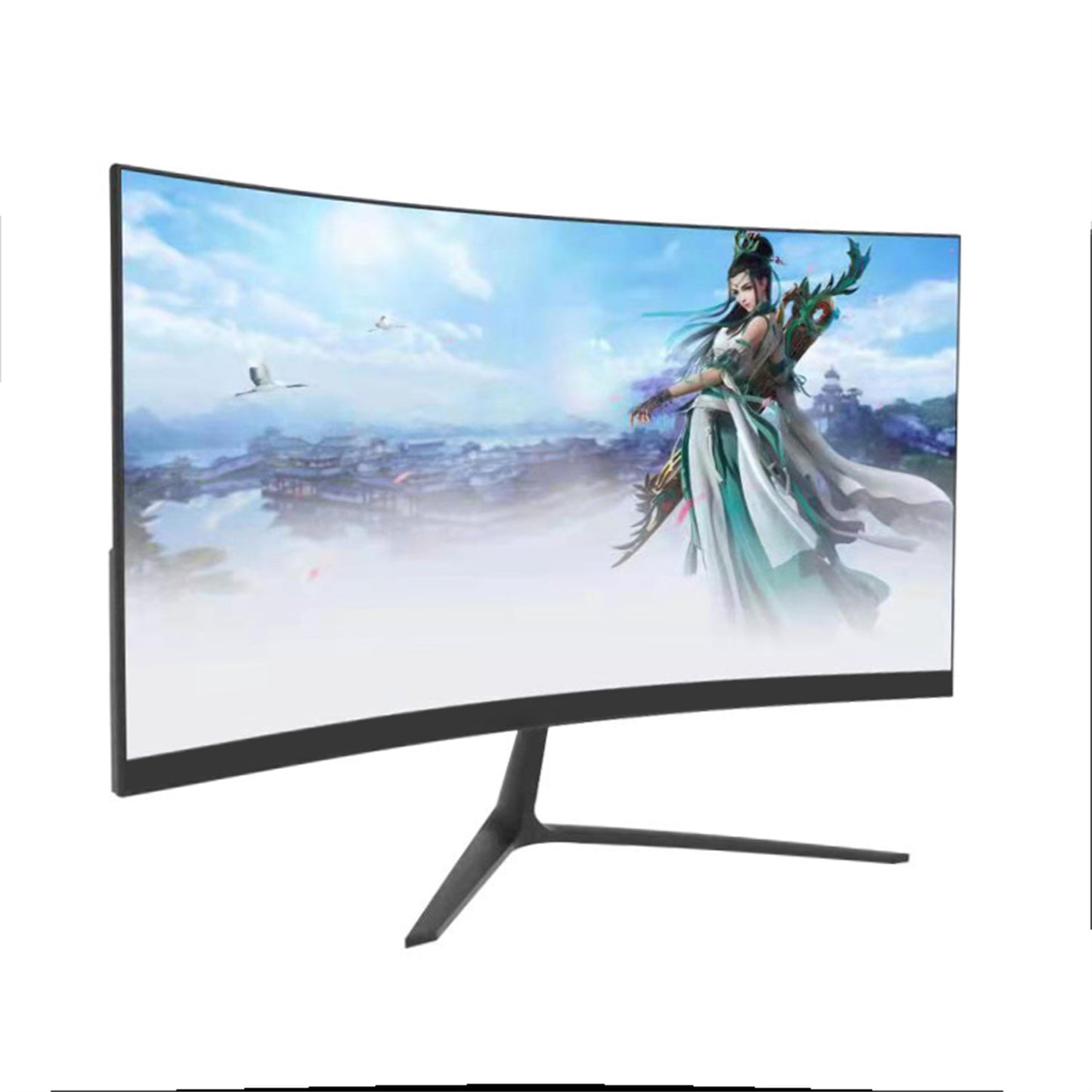 24 Inch Curved LED Panel 1920 x 1080 Refresh Rate 165HZ Monitor Aspect Ratio 16:9