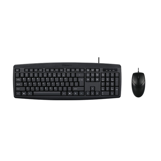 Classic Desktop PC Laptop Wired Combination Mouse Keyboard Interface Black Sets