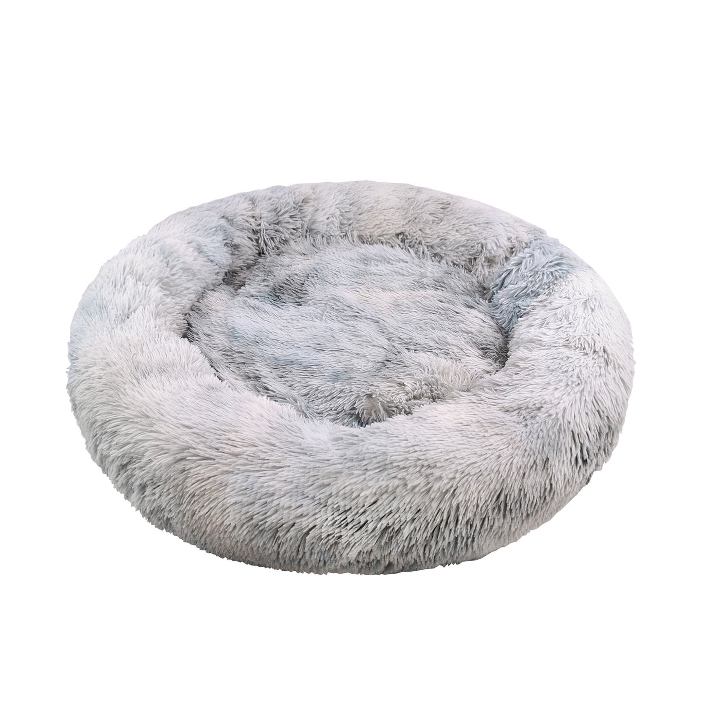 Pawfriends Dog Cat Pet Calming Bed Warm Soft Plush Round Nest Comfy Sleeping Washable Zip