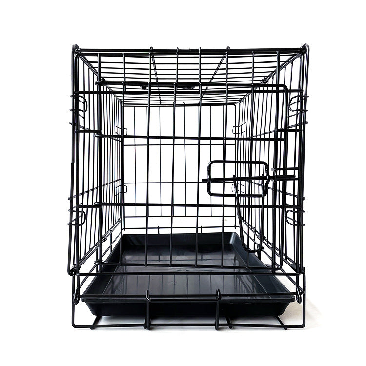 36" Pet Dog Cage Kennel Metal Crate Enlarged Thickened Reinforced Pet Dog House